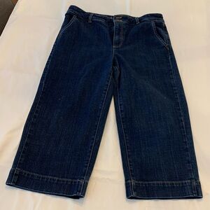 Talbots 12p cropped blue jeans